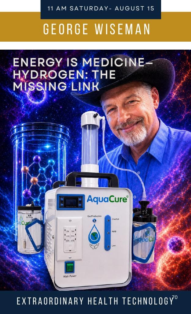 George Wiseman, Energy is Medicine. Hydrogen: The Missing Link.