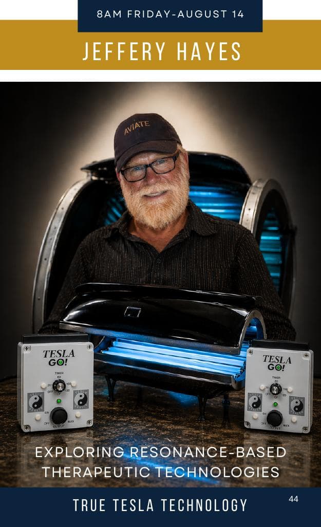 Jeffery Hayes, Tesla Med Bed Technology Based on PLSF