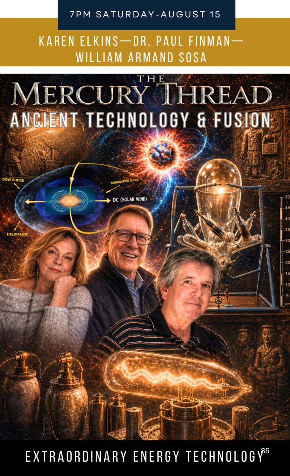 Karen Elkins, Dr. Paul Finman, William Armand Sosa, The Mercury Red Thread: Ancient Technology and Fusion