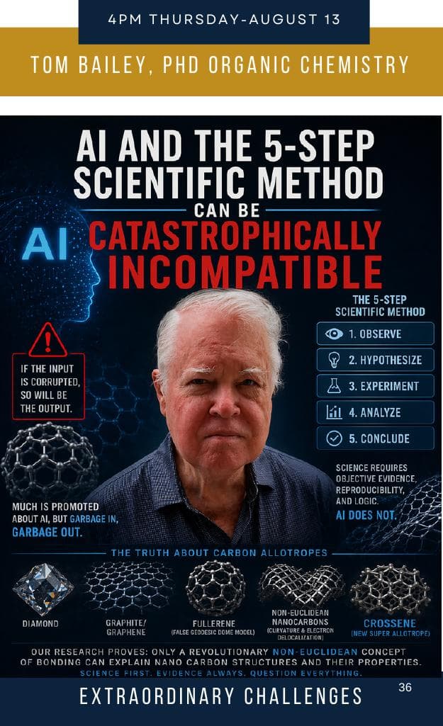 Tom Bailey — AI and the 5-Step Scientific Method Can Be Catastrophically Incompatible