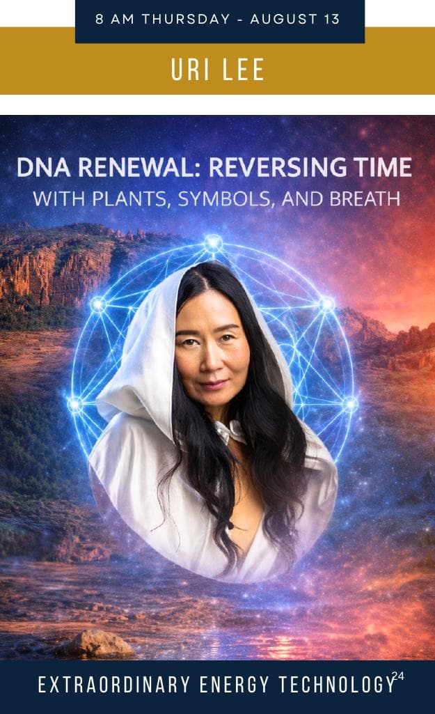 Uri Lee, DNA Renewal: Reversing Time with Plant, Symbols, and Breath