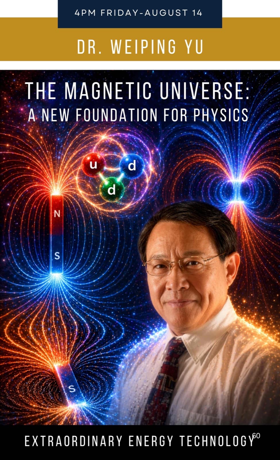 Dr. Weiping Yu — The Magnetic Universe: A New Foundation for Physics